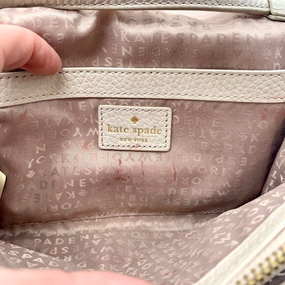 Kate Spade Chester Street Cement Leather Avie Crossbody - Picture 12 of 12